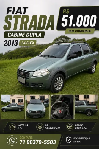 Fiat Strada Working 1.4 MPI Fire Flex 8V CD 2013