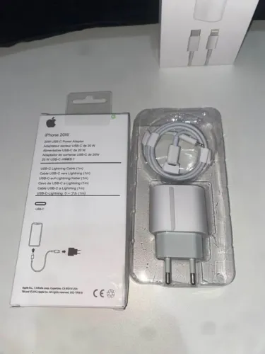 Carregador Turbo iPhone 8 Plus X Xr 11 12 13 Pro Max 14
