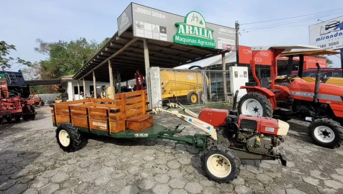 Microtrator Yanmar TC 11 com Carreta Traçada Moldemaq | USADO
