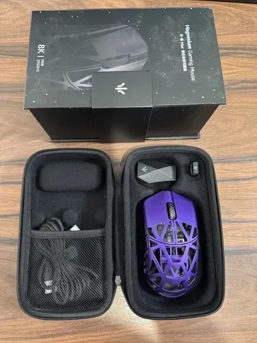 WLMouse Beast X Max 8K Roxo ? Mouse Gamer Premium