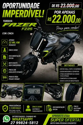 Moto impecável, só pegar e andar, sem detalhes!!!