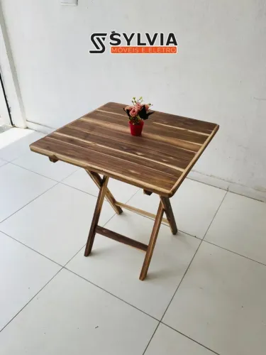 Mesa dobrável sem verniz PROMOÇÃO