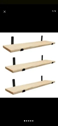 Kit Industrial 3 Prateleiras 60x20 Com 3 Pares Mão Francesas