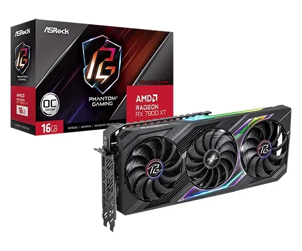 PLACA DE VIDEO RX 7800 XT PHANTOM GAMING 16GB