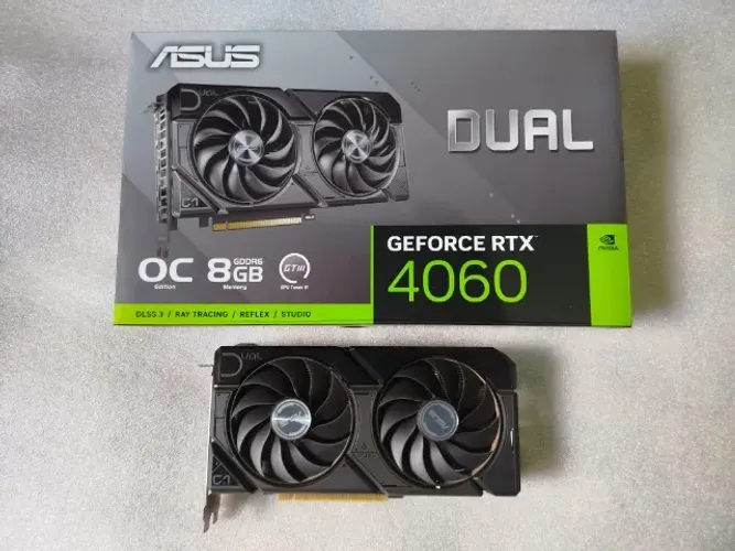 Placa de Video GPU Nvidia Asus RTX 4060 8GB