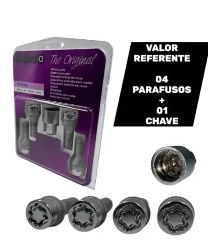 Kit Parafuso Antifurto Roda Vw Gol G1 A G8 Todos Anos Mcgard