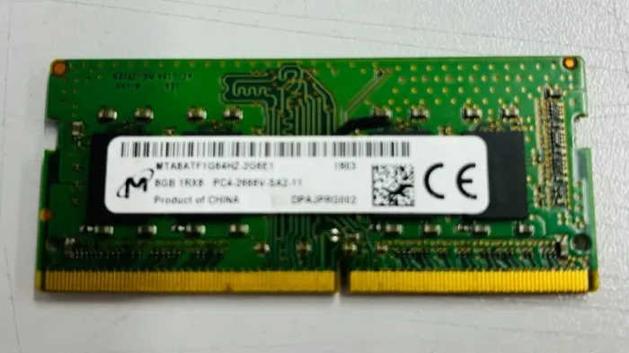 Memória RAM SODIMM DDR4 de 8 GB da Micron