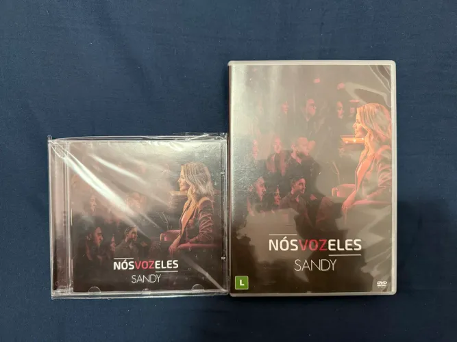 Cd e dvd sandy nos voz eles