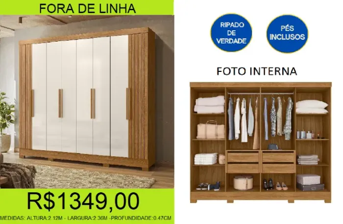roupeiro - diplomata - compre e retire hoje mesmo