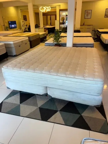 Cama box KING MAXFLEX COM COLCHÃO KING 