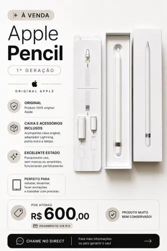 Apple Pencil 1st Geração Original