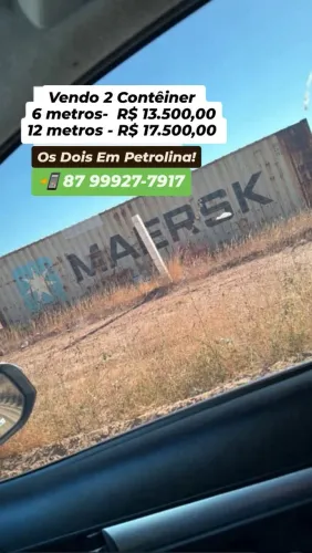 Container de 6 e12 Metros