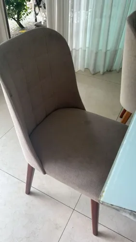 Par de cadeira de mesa de jantar