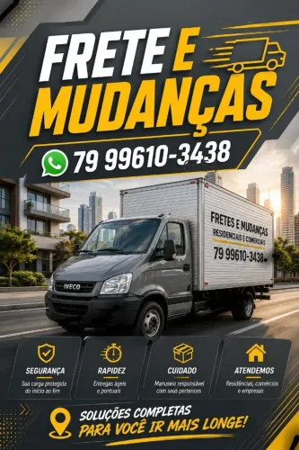 FRETE * E MUDANÇAS * SEGURO E PRÁTICO 
