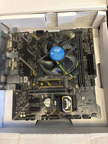 Kit placa mãe tuf h310m plus gaming + i5 9400f