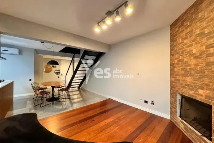 Apartamento Duplex mobiliado para locação com 98m² - Bairro Jardim - Santo André REF: 1912