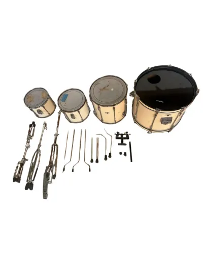 Bateria Tama Rockstar 90 Taiwan Tambores Ferragens E Pedal