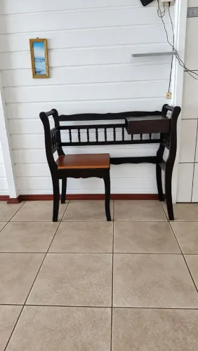 Mesa de telefone ( banco de fofoca vintage)