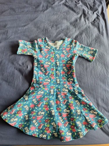 Vestido infantil flanelado