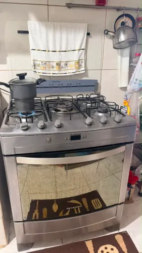 Fogão 5 bocas Brastemp inox