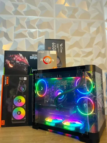 PC Gamer Ryzen 5, RX 580 (Roda Tudo)