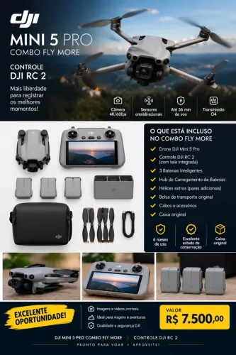 Drone Mini 5 Pro Fly More