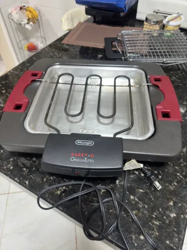 Grill Elétrico De'Longhi Barby-Q GrigliaTutto - Churrasqueira de Mesa Italiana