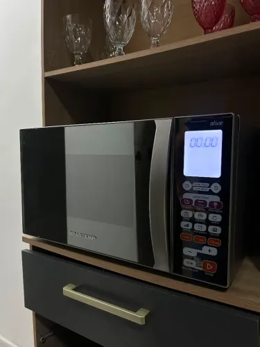 Microondas novo Brastemp ative