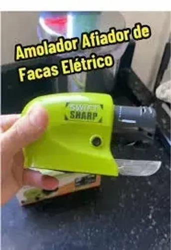 Amolador Afiador Elétrico Cor Verde Cor Unica