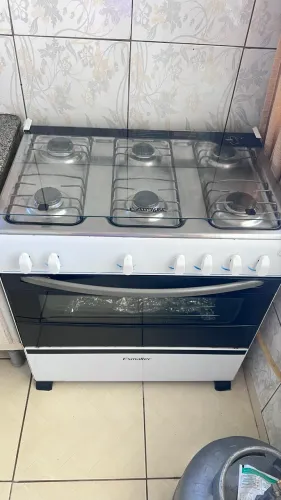 FOGÃO 6 BOCAS ESMALTEC BRANCO