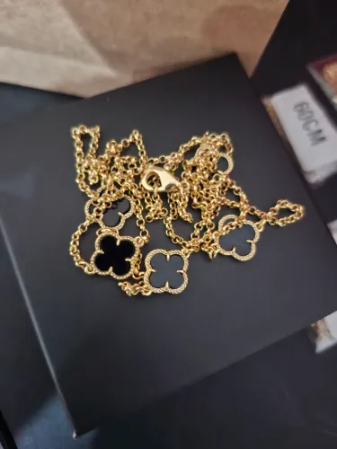 Corrente Trevo da Sorte Banhada a Ouro 18k
