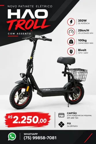 Bike Elétrica HAO