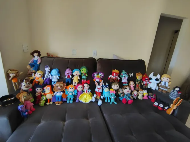 Lote personagens em feltro 