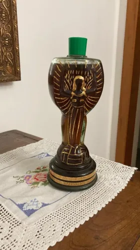 Garrafa Taça Jules Rimet COPA MUNDO 1970, TRI CAMPEÃO - vinho licoroso moscatel