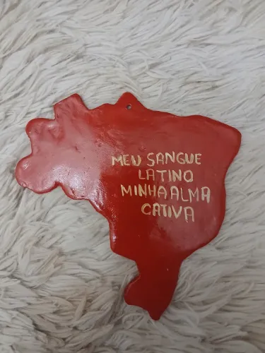 Enfeite Brasil - Cerâmica Fria