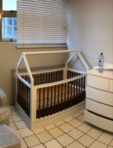 Berço 3 em 1 montessoriano casinha
