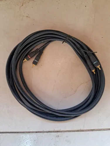 Cabo rca 4m original reforçado de qualidade 