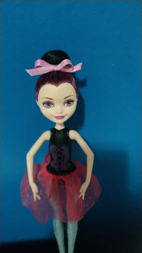 Boneca Bailarina Raven ,After High, <br>Boneca Bailarina Raven Queen, Ever After High.