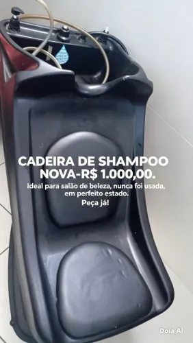 Lavatório /cadeira de lavagem para salão de beleza . Novo nunca usado sem danos !