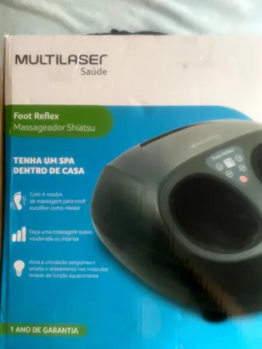 Massageador Serene Shiatsu Para Pés Preto Multilaser | Usado | 127V