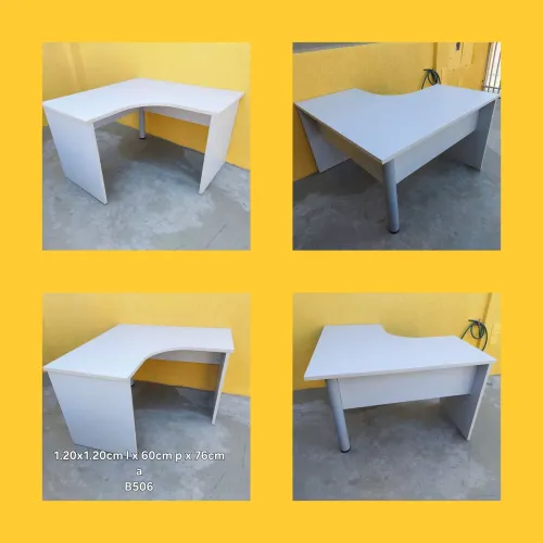 Mesa escritório em L 1.20x1.20cm