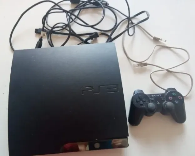 Sony Playstation3 Slim 500gb + 1 Controle - desbloqueado