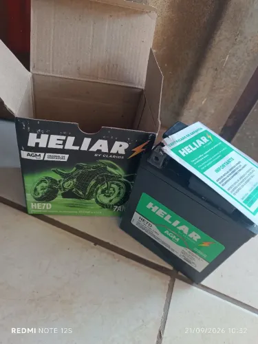 Bateria para moto alta cilindrada