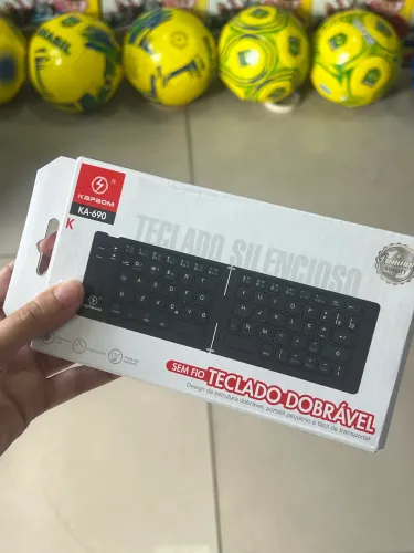 Teclado dobrável