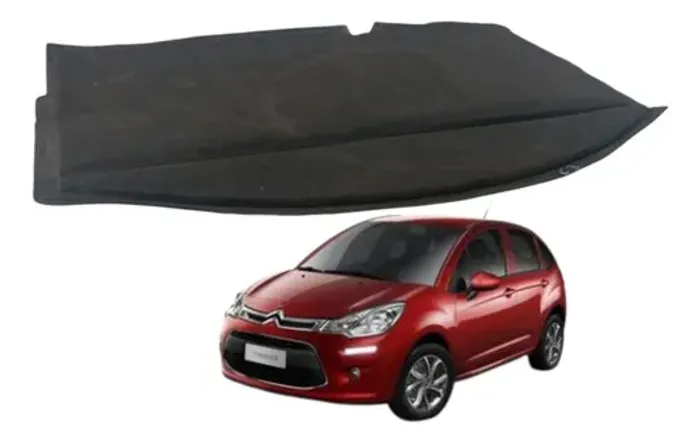 Tampão Carpe Porta Malas Bagagito Citroen C3 2015 2016 2017