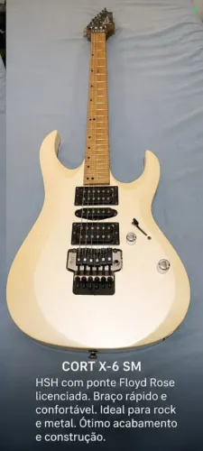 Guitarra Cort X-6 - Excelente Estado | Ponte Floyd Rose | HSH