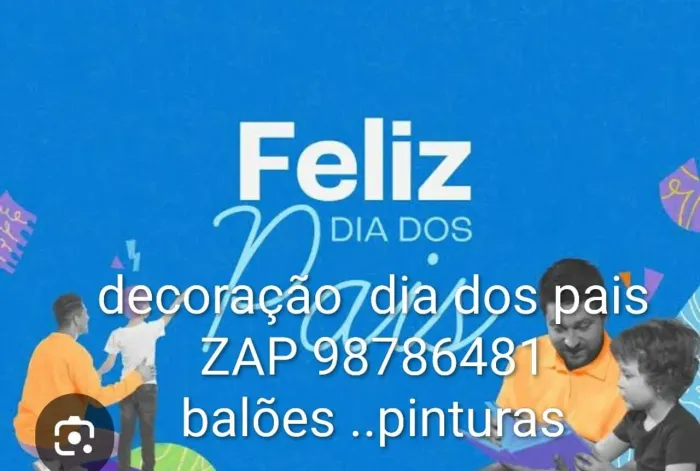 Decorações dia dos pais