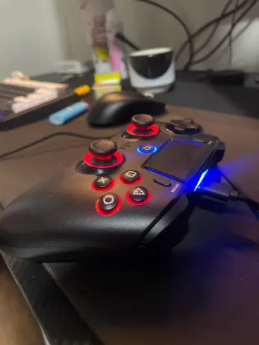 Controle Sem Fio QRD spark N5 Ps4/ps3/pc com hall effect