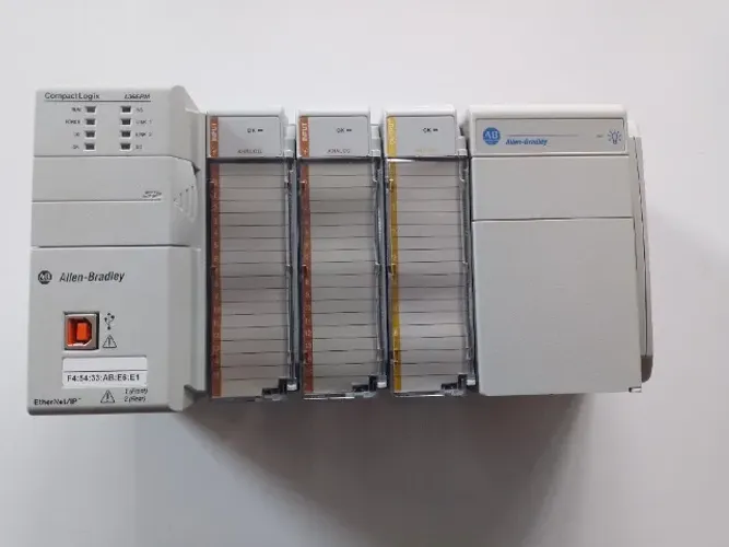 Cpu Allen Bradley 1769-l36erm + Cartoes E Fonte