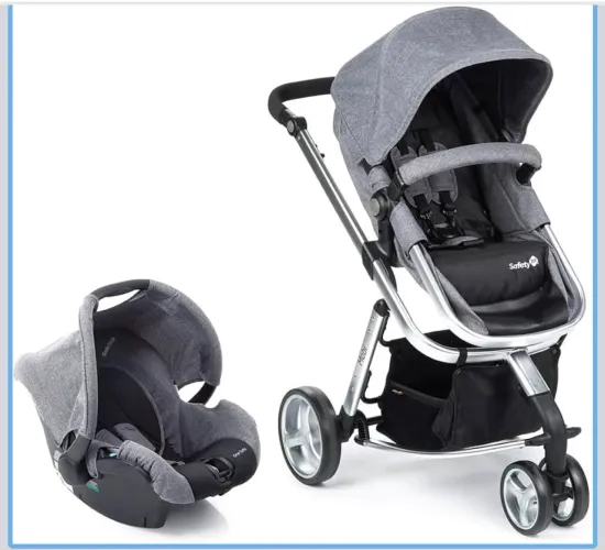 Carrinho e bebê conforto Safety - Mobi Duo (novo caixa lacrada)